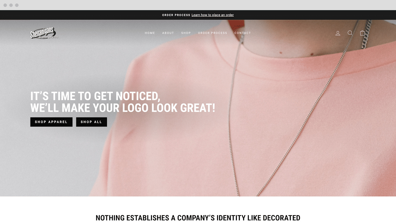 Shenanigans Promogear | Boleyn Media