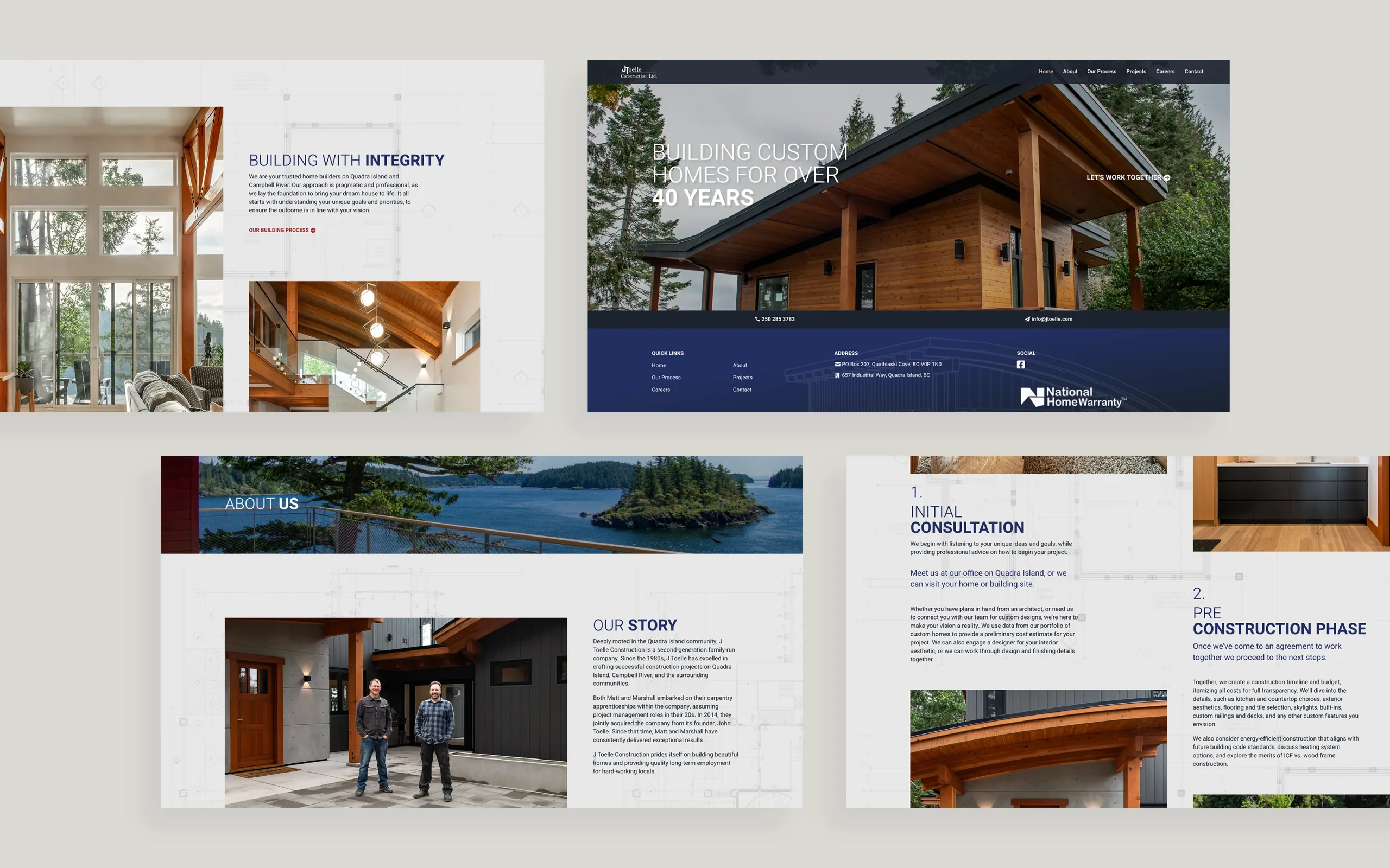 J Toelle Construction | Website Design