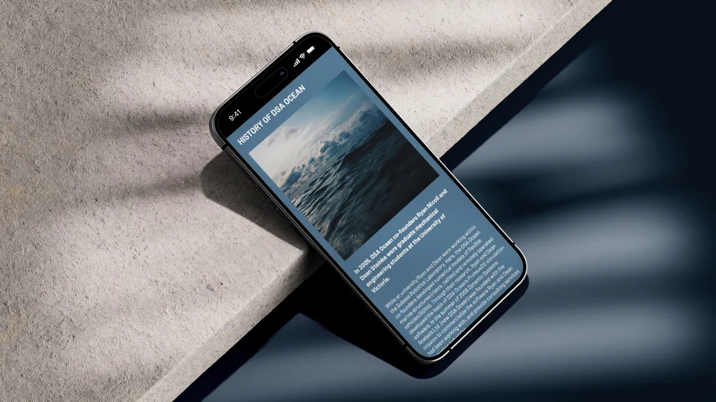DSA Ocean | Website | Creative Design