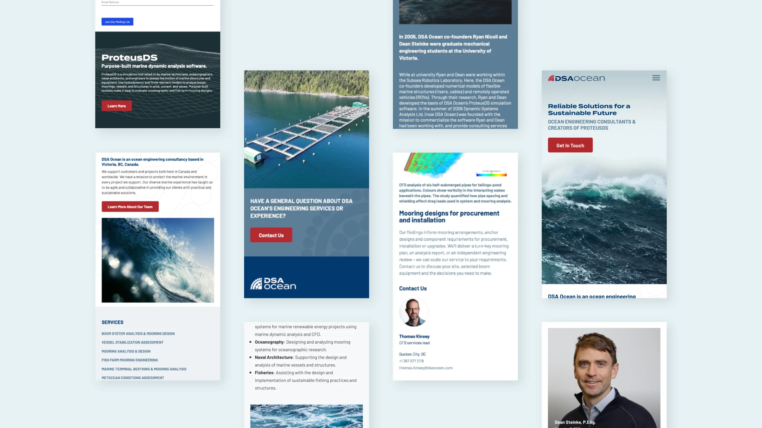 DSA Ocean | Website | Creative Design