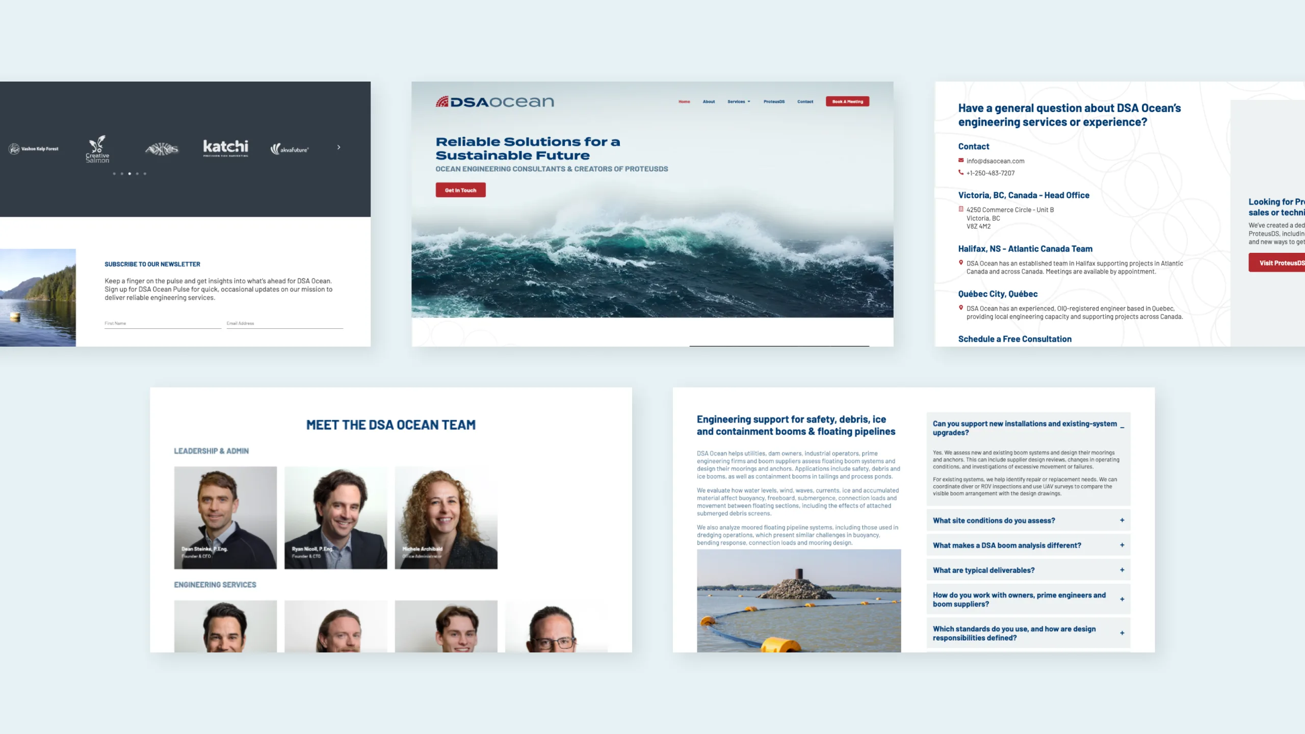 DSA Ocean | Website | Creative Design